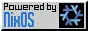 88x31 button that has a snowflare like logo with text 'Powered by NixOS'